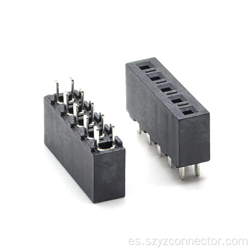 Conector hembra de 5,08 mm de una sola fila recta